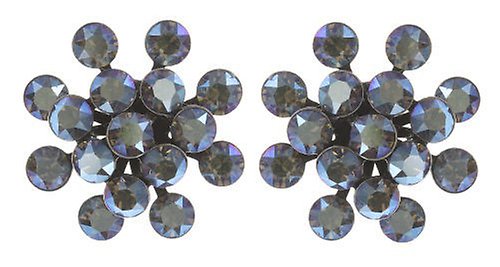 image pour Clou d'oreille Magic Fireball Gris black diamond shimmer Classic Size (21mm Ø)