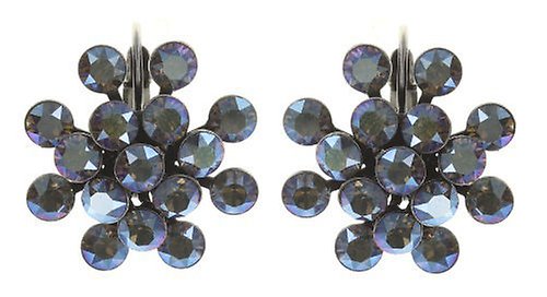 image pour Boucles d'oreilles Eurowire Magic Fireball Gris black diamond shimmer Classic Size (21mm Ø)