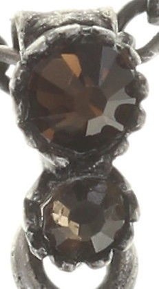 image pour Collier pendant Water Cascade Marron / Rouge  