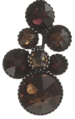 image pour Collier pendant Water Cascade Marron / Rouge  