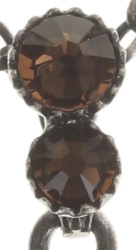 image pour Collier pendant Water Cascade Marron / Rouge  