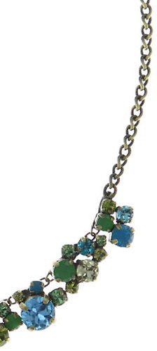 image pour Collier Ballroom Classic Glam Bleu / Vert  