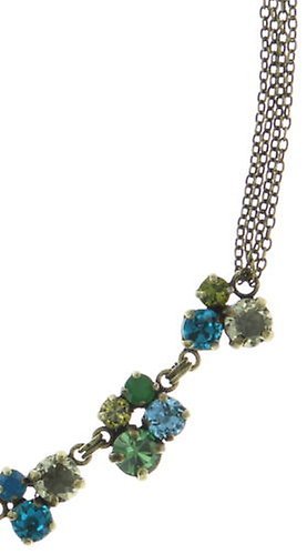 image for Necklace Ballroom Classic Glam Blue / Green  