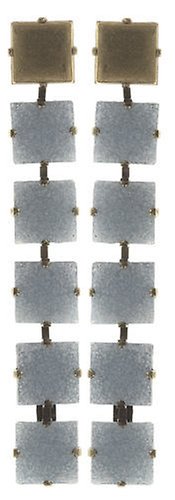 image for Earring Stud Dangling Cleo Light Blue  