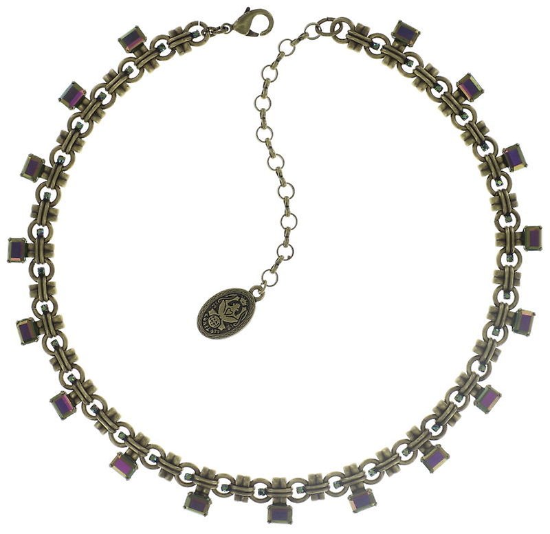 image for Necklace Aztec Green / Lila  