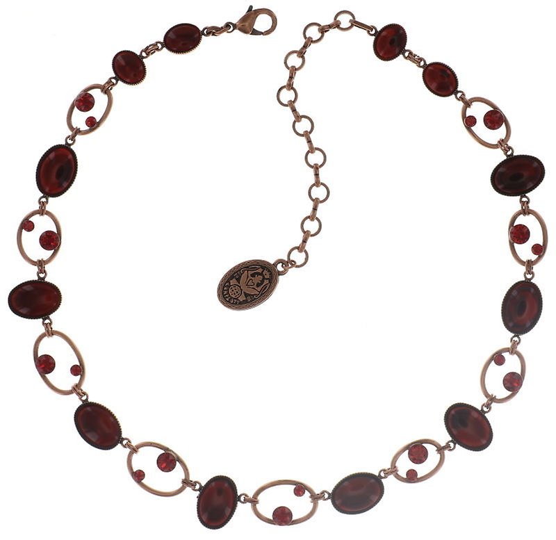 Bild für Halskette Oval in Concert Rot  