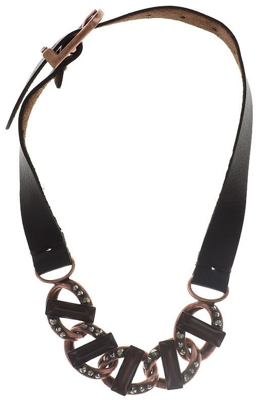 image pour Collier Heavy Metals Marron Foncé  