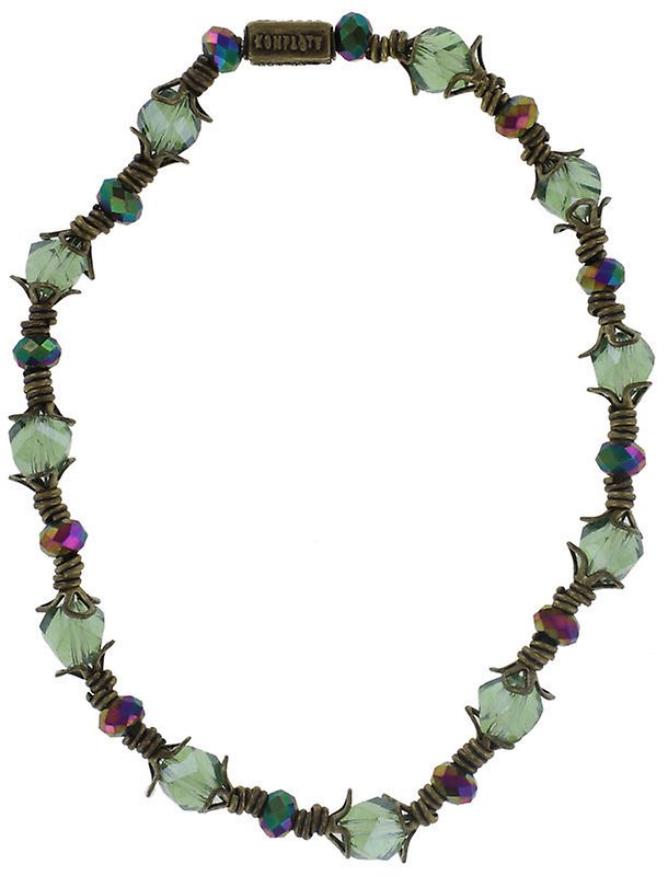 image pour Bracelet élastique Harakiri Bloom Vert  6mm & 4mm