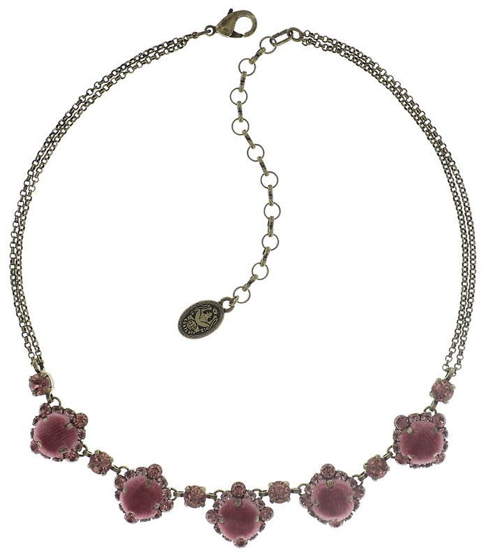 image for Necklace Velvet Glitz Pink  