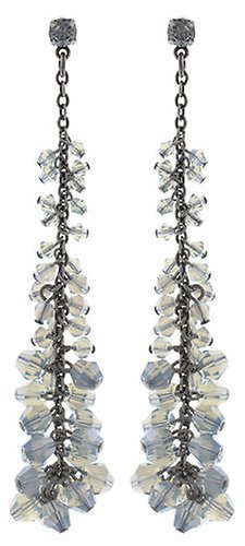 image pour Clou d'oreille pendant Jumping Beads Bleu Clair  