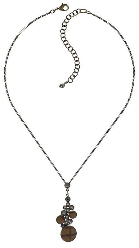 image for Necklace Pendant Planet River Light Brown  