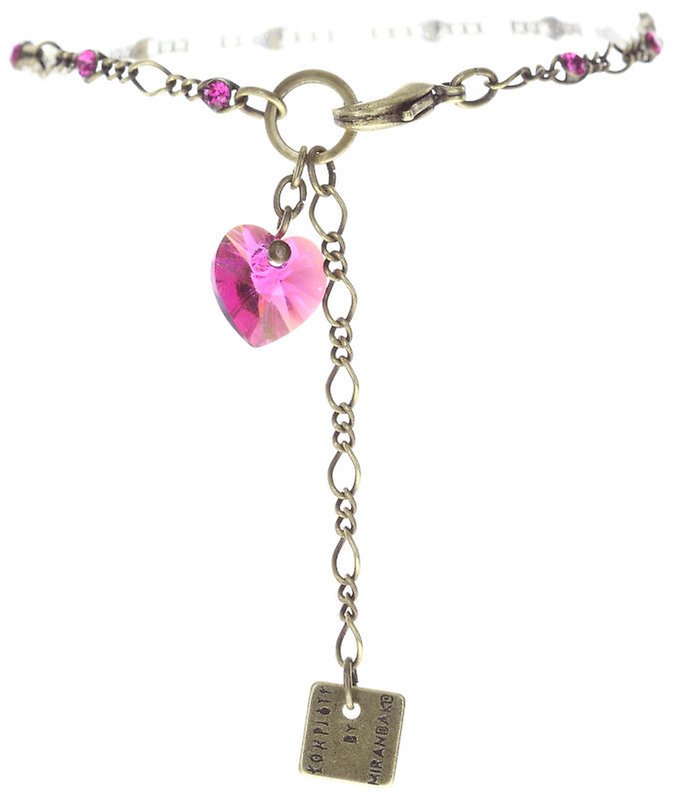 image for Bracelet Hearts for Us Dark Pink  