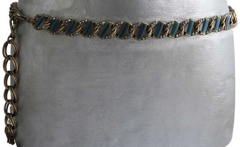 image pour Collier / Ceinture Heavy Metals Bleu / Vert  