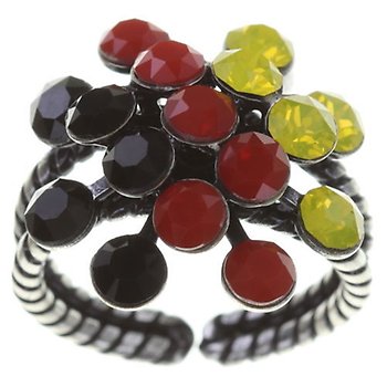 image for Ring Magic Fireball black/red/yellow  Classic Size (21mm Ø)