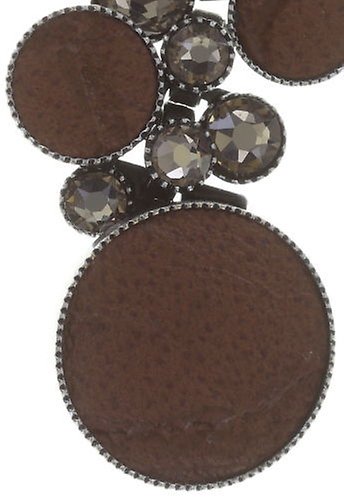 image for Necklace Pendant Planet River Brown  