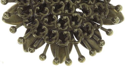 image for Brooch Lotus Flower White  size XL