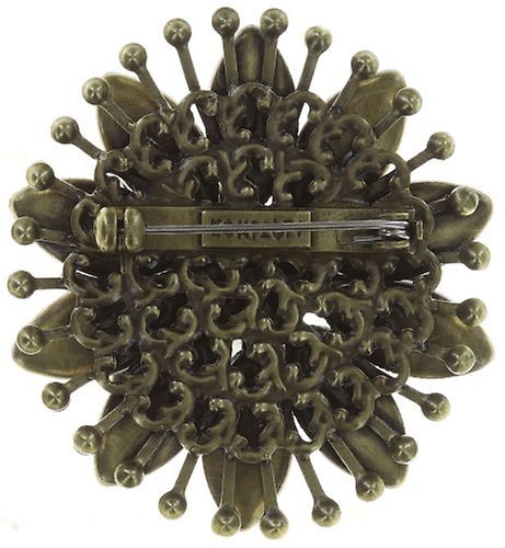 image for Brooch Lotus Flower White  size XL