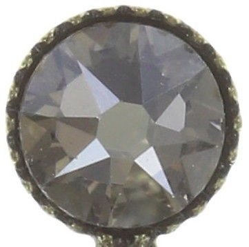 image for Earring stud dangling Lotus Flower White  