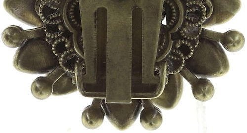 image for Earring Clip Lotus Flower White  size M