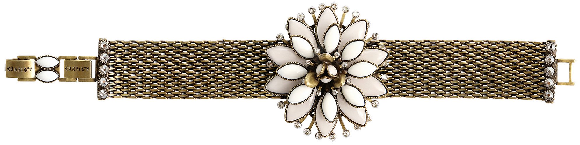 Bild für Armband Lotus Flower Weiß  Größe XL