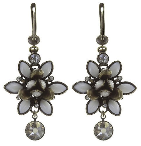 image pour Boucles d'oreilles pendantes Lotus Flower Blanc  size S