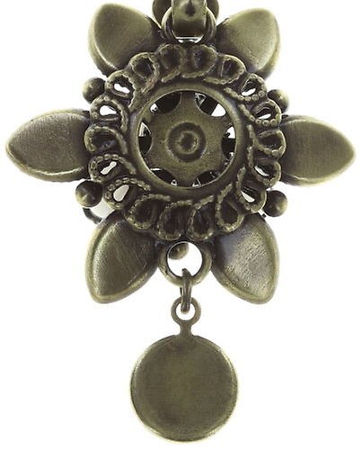 image pour Boucles d'oreilles pendantes Lotus Flower Blanc  size S