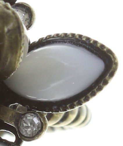 image for Ring Lotus Flower White  size S