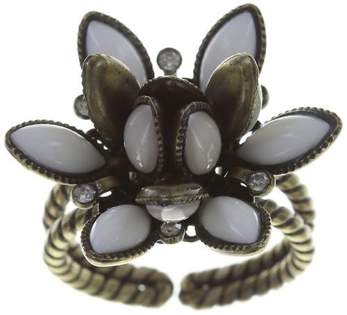 Bild für Ring Lotus Flower Weiß  Größe S