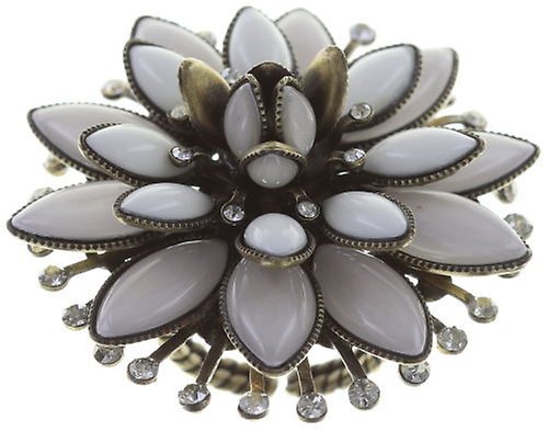 Kép Ring Lotus Flower White  size XL