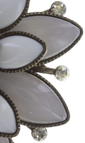 Bild für Ring Lotus Flower Weiß  Größe XL