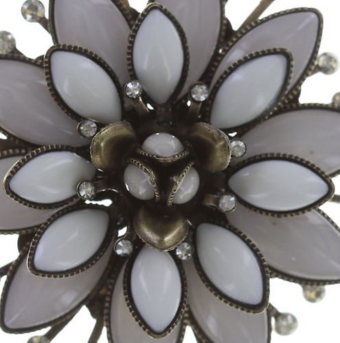 image pour Anneau Lotus Flower Blanc  size XL