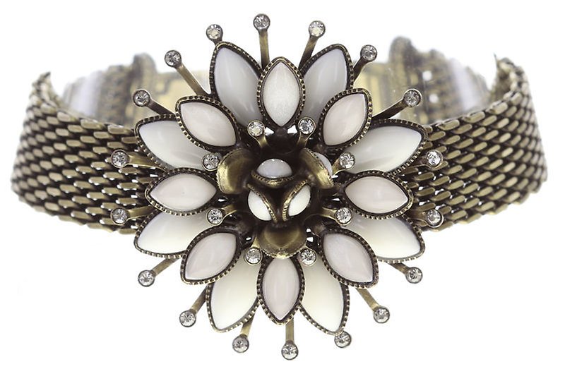 Bild für Armband Lotus Flower Weiß  Größe L