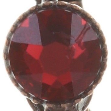 image pour Boucles d'oreilles Eurowire pendantes Harakiri Bloom Rouge  