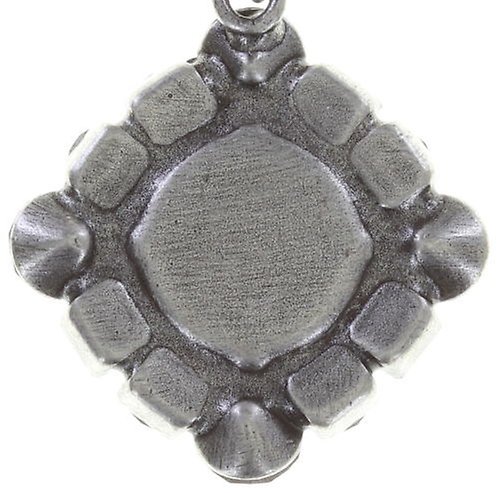 image for Earring stud dangling Velvet Glitz Blue / Lila  