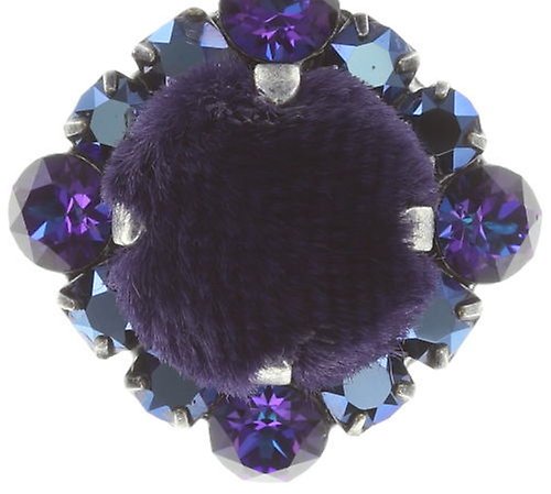 image pour Clou d'oreille pendant Velvet Glitz Bleu / Lila  