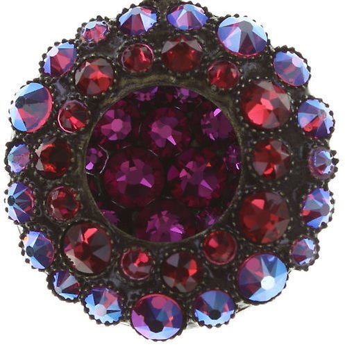 image for Earring Stud Dangling Inside Out Red scarlet size M