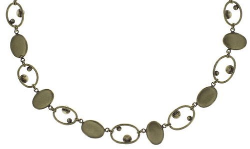 image for Necklace Oval in Concert Grey  