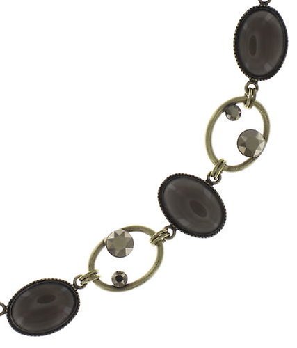 image pour Collier Oval in Concert Gris  