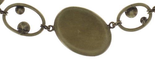 Bild für Halskette Oval in Concert Grau  