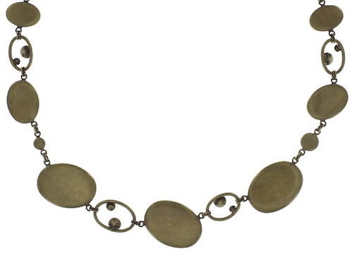 image for Necklace Oval in Concert Grey  