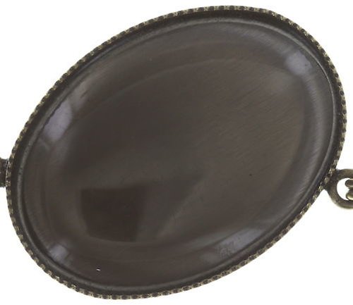 image pour Collier Oval in Concert Gris  