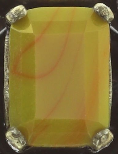 image pour Boucles d'oreilles Clip Aztec Jaune  