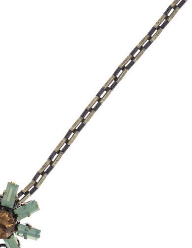 Kép Necklace pendant (long) Spider Daisy - Daisy Spider Brown / Green  