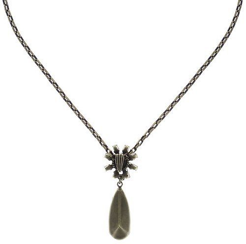 image for Necklace Pendant (Long) Spider Daisy - Daisy Spider Brown / Green  