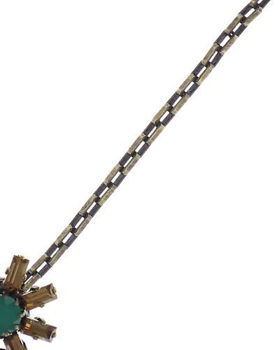 image pour Collier pendant (long) Spider Daisy - Daisy Spider Marron / Vert  