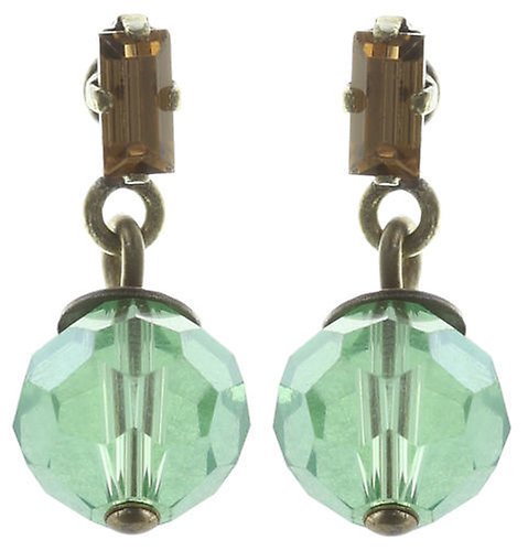 image for Earring Stud Dangling Spider Daisy - Daisy Spider Green  