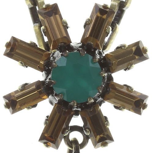 image pour Collier pendant (long) Spider Daisy - Daisy Spider Marron / Vert  