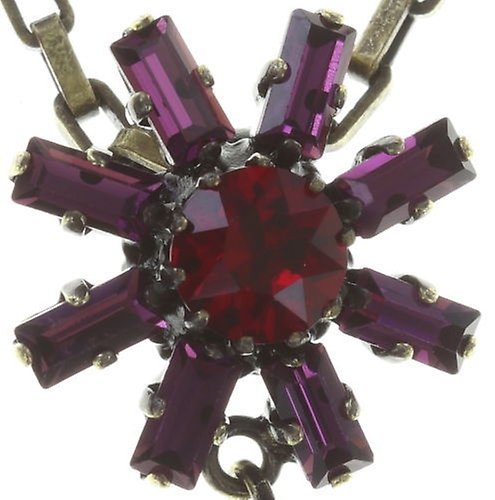 image pour Collier pendant Spider Daisy - Daisy Spider Rouge / Lila  