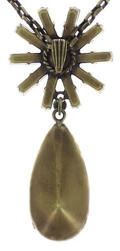 image for Necklace Pendant Spider Daisy - Daisy Spider Brown / Green  