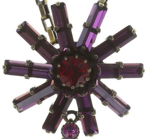 image pour Collier pendant Spider Daisy - Daisy Spider Rouge / Lila  
